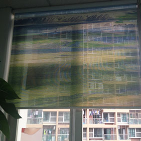 双面窗帘布喷绘