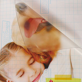 Indoor / Outdoor clear sticker