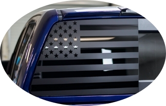 美国国旗刻字贴，汽车贴花批量订单出货！！！！