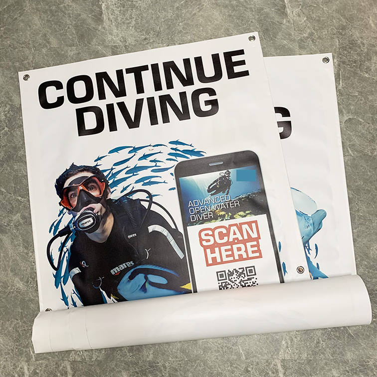 卓越品质，尽显 510 克出口刀刮布广告条幅风采