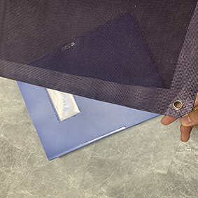 waterproof and sun-proof advertising mesh fabric and mesh fabric printing